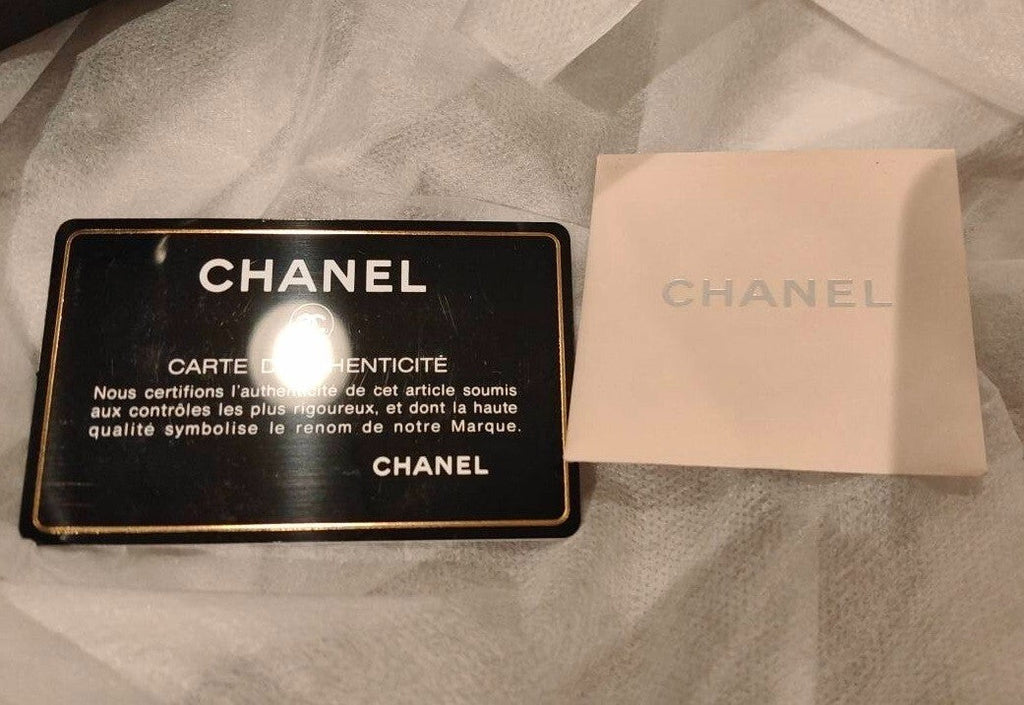 Sac fourre-tout exécutif d'occasion en cuir caviar noir CHANEL petit authentique