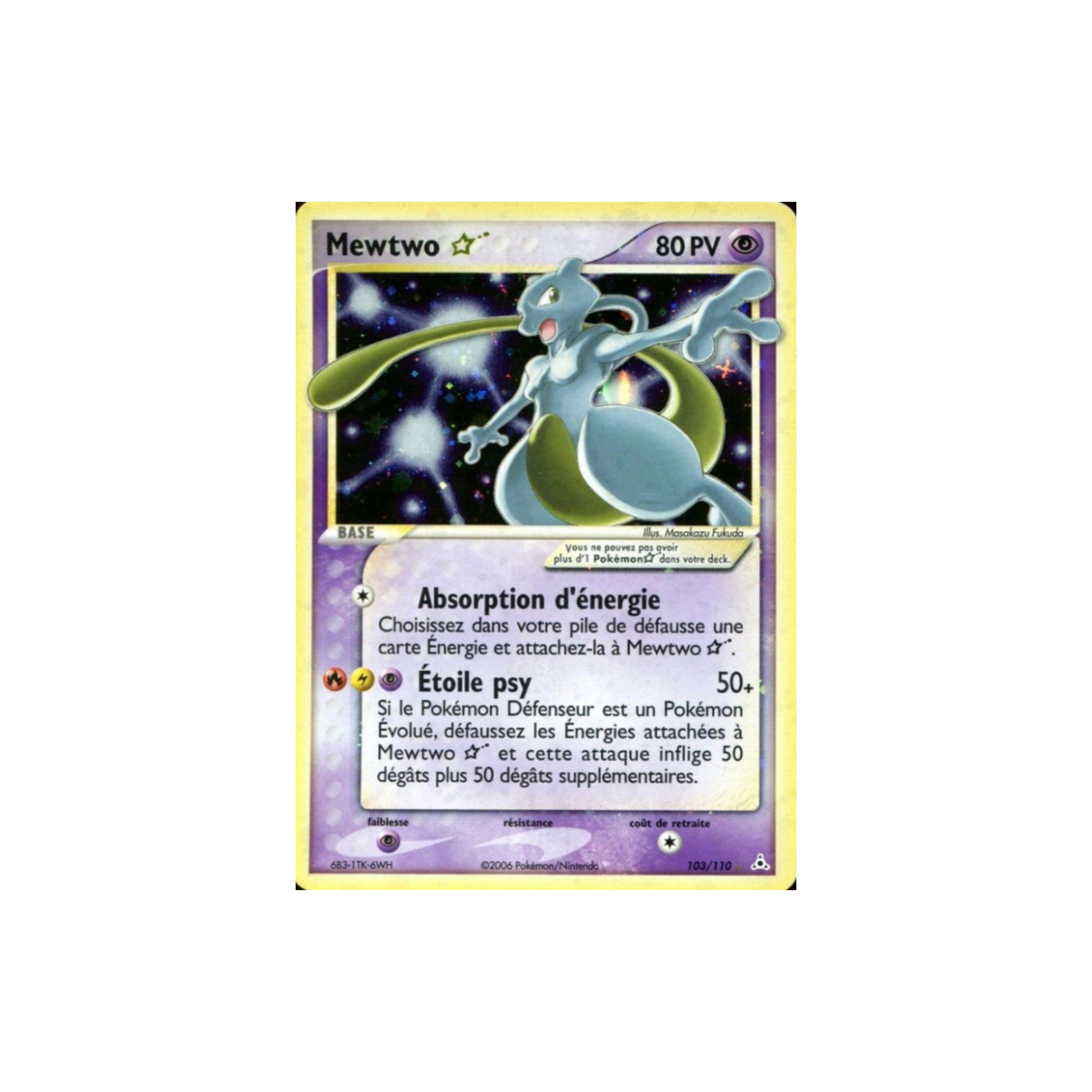 Mewtwo Gold Star fr